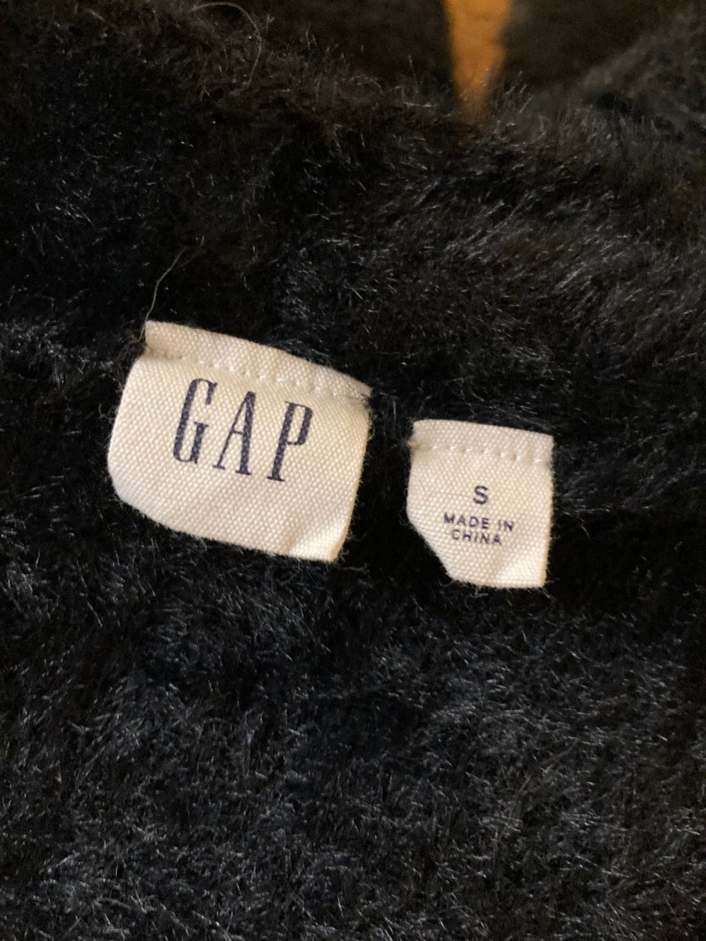 gap extra long fuzzy long sleeve cardigan - Picture 2 of 8